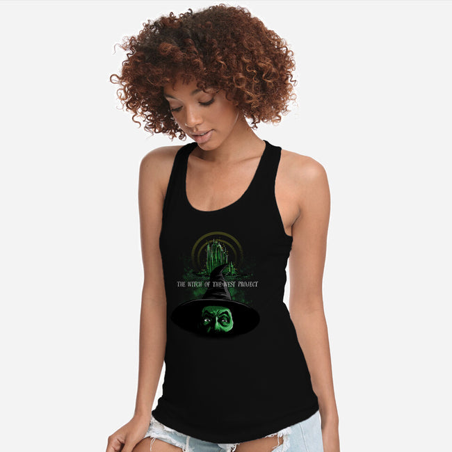 The Wicked Witch Of The West Project-womens racerback tank-zascanauta