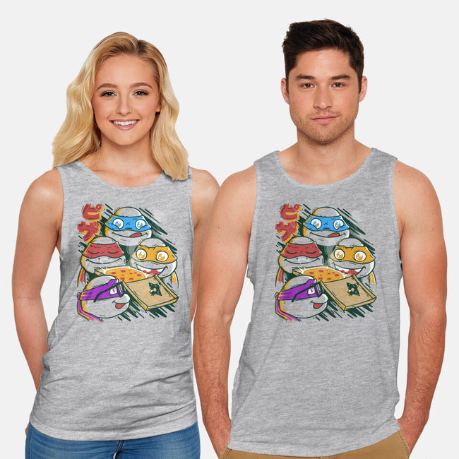 Pizza Speel-unisex basic tank-estudiofitas