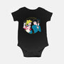 Retro Anime Battle-baby basic onesie-Eoli Studio