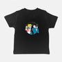 Retro Anime Battle-baby basic tee-Eoli Studio
