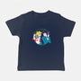 Retro Anime Battle-baby basic tee-Eoli Studio