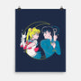 Retro Anime Battle-none matte poster-Eoli Studio