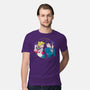 Retro Anime Battle-mens premium tee-Eoli Studio