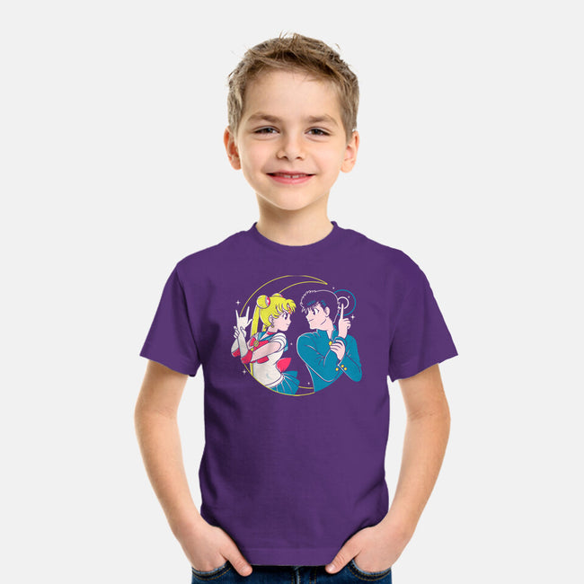 Retro Anime Battle-youth basic tee-Eoli Studio