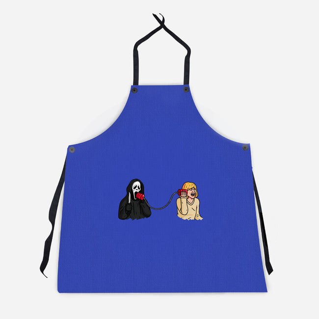 Scary Call-unisex kitchen apron-Raffiti