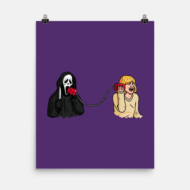 Scary Call-none matte poster-Raffiti