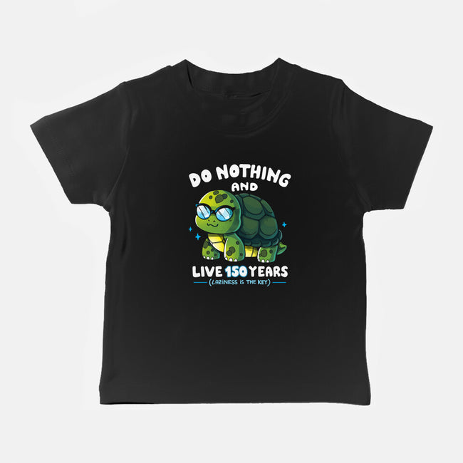 Laziness Is The Key-baby basic tee-Vallina84