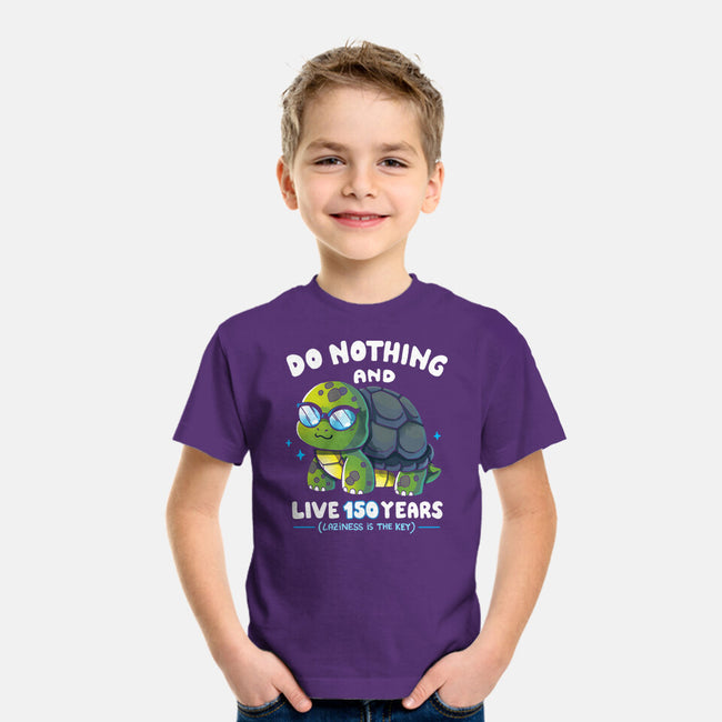 Laziness Is The Key-youth basic tee-Vallina84