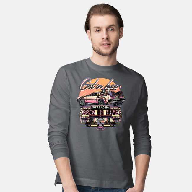 Get In We're Going Back In Time-mens long sleeved tee-momma_gorilla