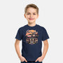 Get In We're Going Back In Time-youth basic tee-momma_gorilla