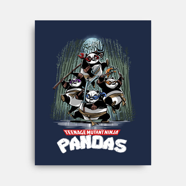 Teenage Mutant Ninja Pandas-none stretched canvas-zascanauta