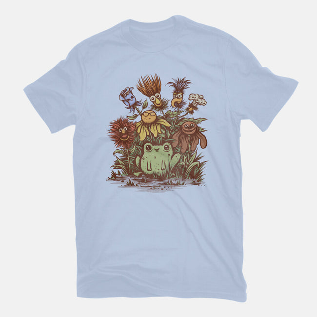 April Showers Bring Strange Flowers-womens fitted tee-kg07