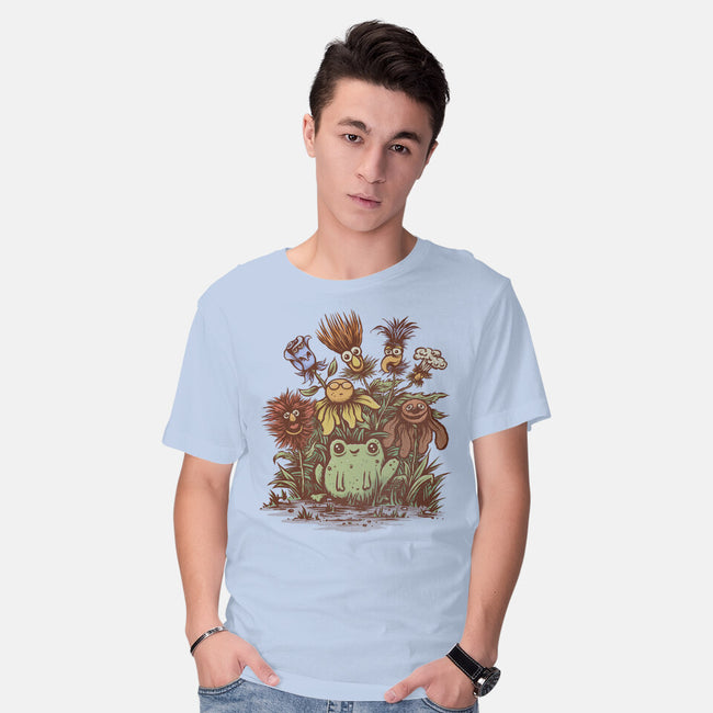 April Showers Bring Strange Flowers-mens basic tee-kg07
