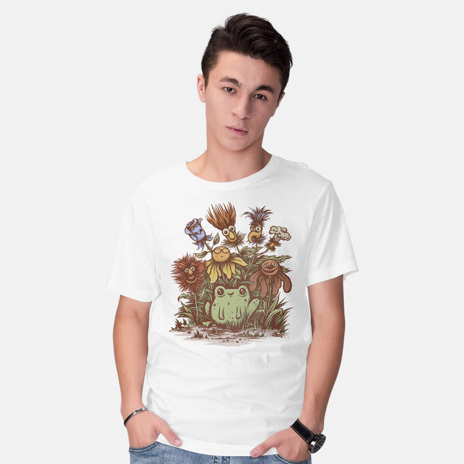 April Showers Bring Strange Flowers-mens basic tee-kg07