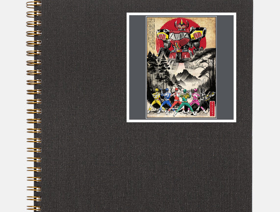 Rangers In Japan Woodblock