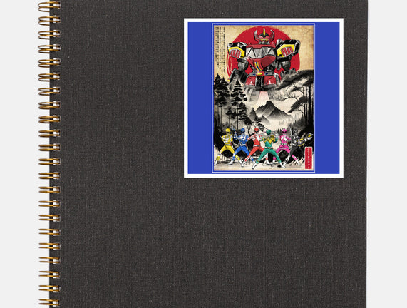 Rangers In Japan Woodblock