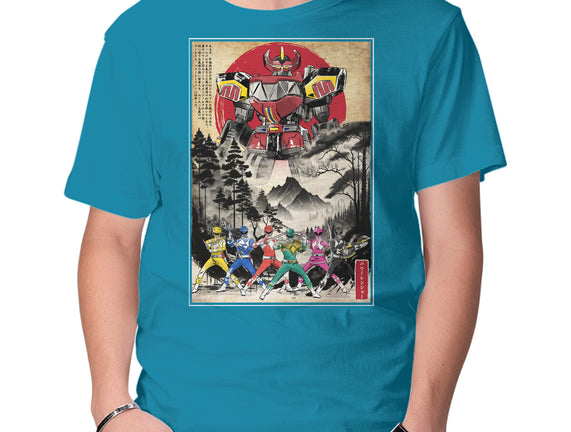 Rangers In Japan Woodblock