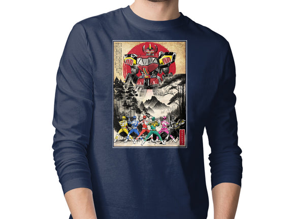 Rangers In Japan Woodblock