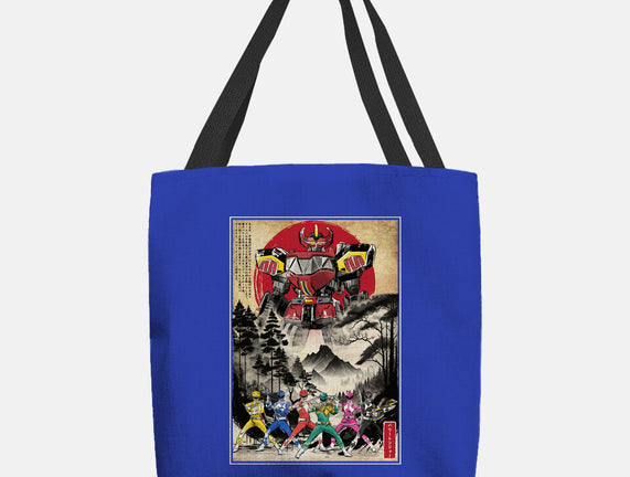 Rangers In Japan Woodblock
