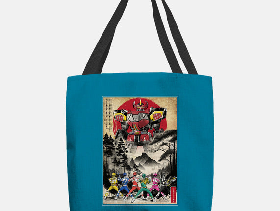 Rangers In Japan Woodblock