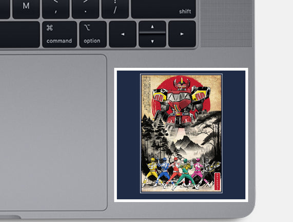 Rangers In Japan Woodblock