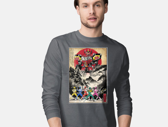 Rangers In Japan Woodblock