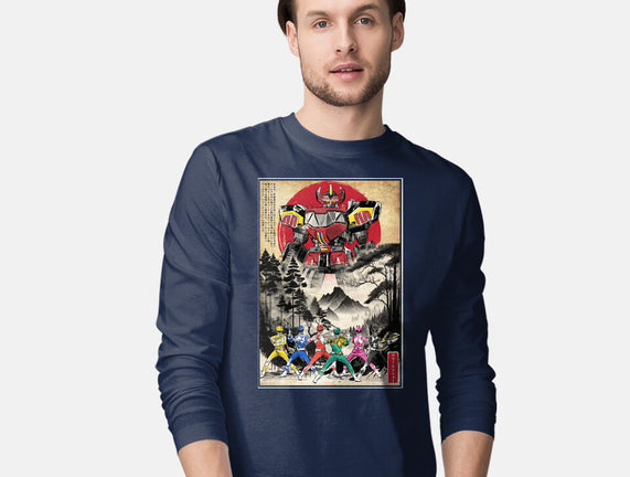 Rangers In Japan Woodblock