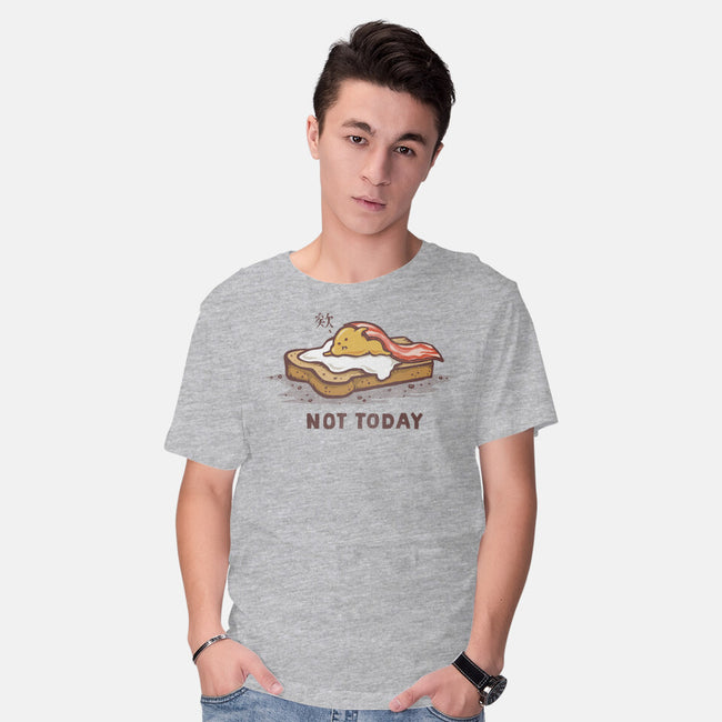 The Lazy Egg-mens basic tee-kg07