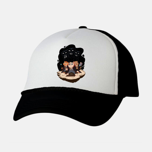 Catty Potter-unisex trucker hat-jacnicolauart