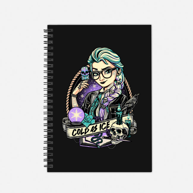 Cold As Ice-none dot grid notebook-momma_gorilla