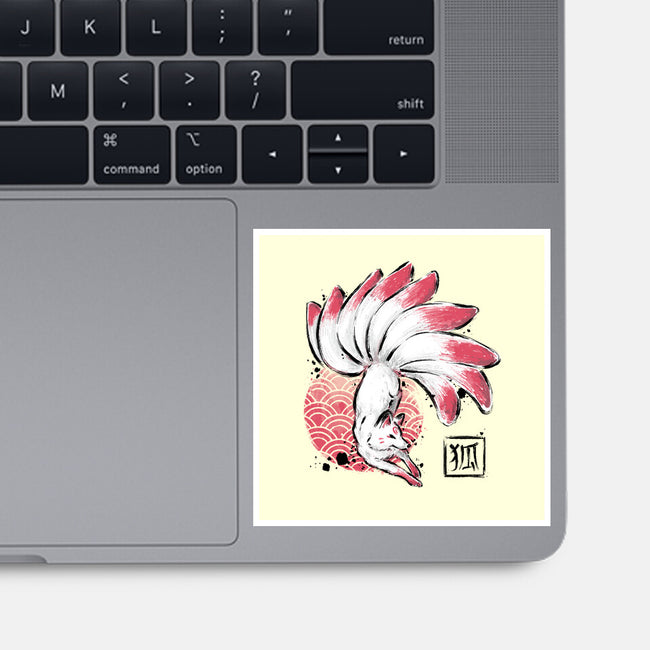 Magical Fox-none glossy sticker-xMorfina