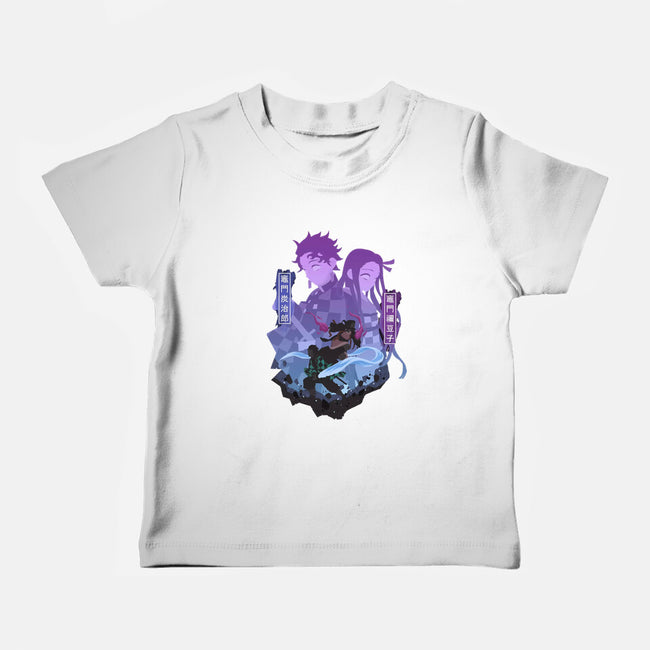Tanjiro X Nezuko-baby basic tee-SipakatauDesign