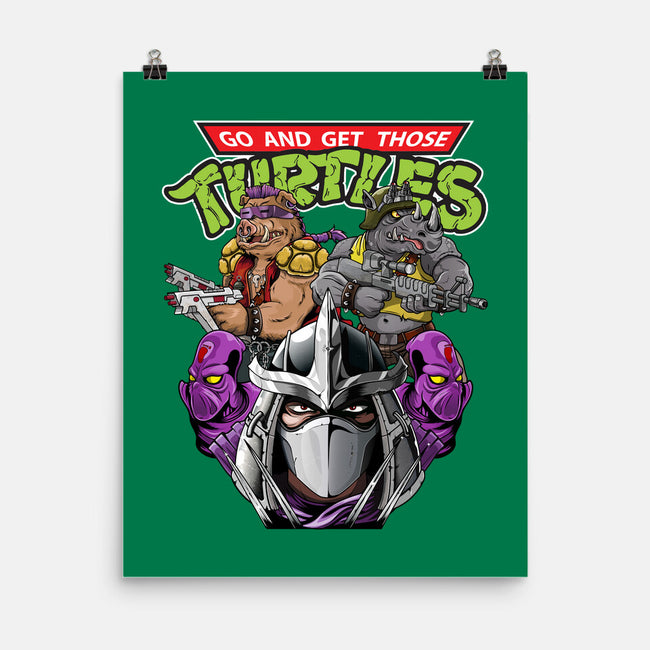 Shredder And Co-none matte poster-Chinobikai
