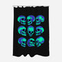 Many Faces of Death-none polyester shower curtain-fanfreak1