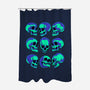 Many Faces of Death-none polyester shower curtain-fanfreak1