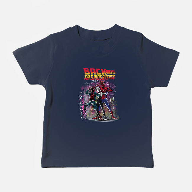 Back To The Spiderverse-baby basic tee-zascanauta