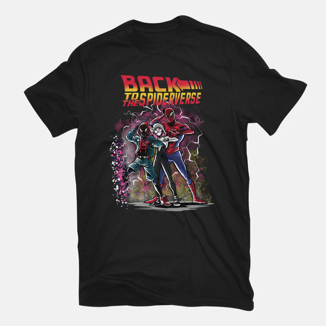 Back To The Spiderverse-youth basic tee-zascanauta