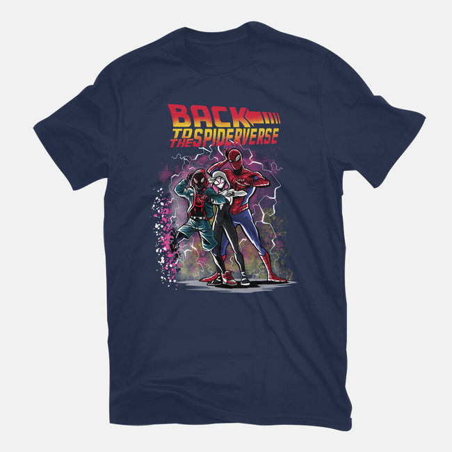 Back To The Spiderverse-youth basic tee-zascanauta