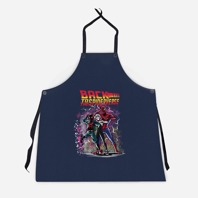 Back To The Spiderverse-unisex kitchen apron-zascanauta