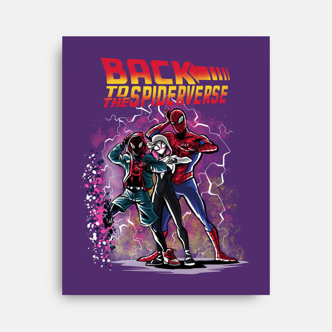 Back To The Spiderverse-none stretched canvas-zascanauta
