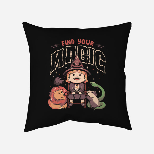 Find Your Magic-none removable cover throw pillow-eduely