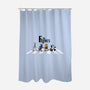 The Felines-none polyester shower curtain-SubBass49