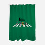 The Felines-none polyester shower curtain-SubBass49