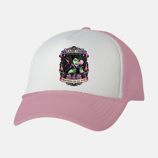 Mistress Of All Evil-unisex trucker hat-momma_gorilla