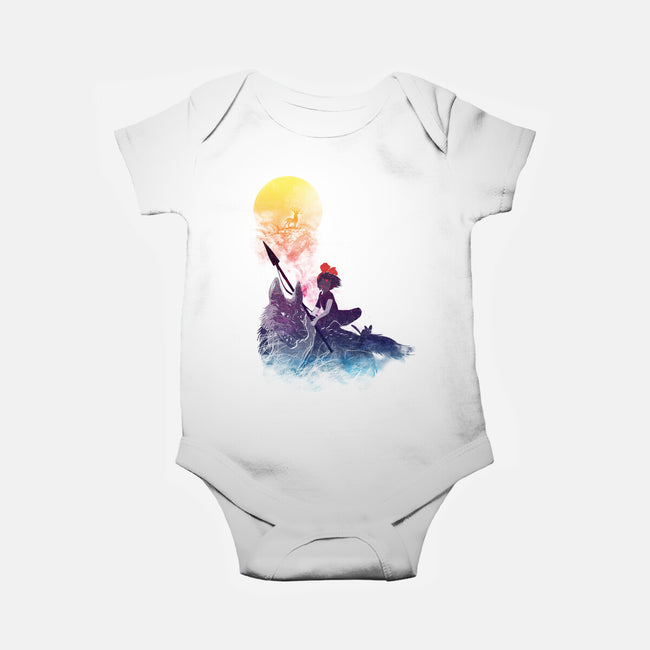 Princess Monokiki-baby basic onesie-kharmazero