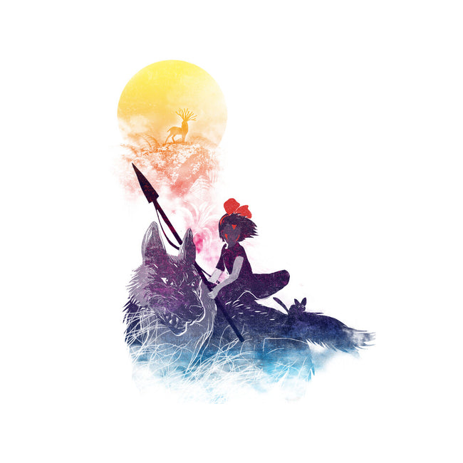 Princess Monokiki-none polyester shower curtain-kharmazero