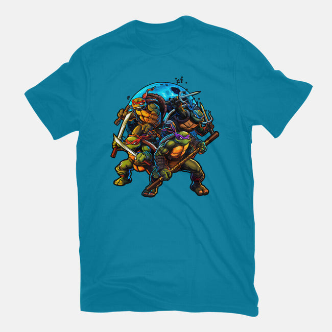 Classic Ninjas-mens premium tee-Art_Of_One