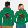 Classic Ninjas-unisex zip-up sweatshirt-Art_Of_One