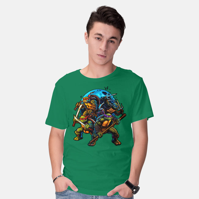 Classic Ninjas-mens basic tee-Art_Of_One
