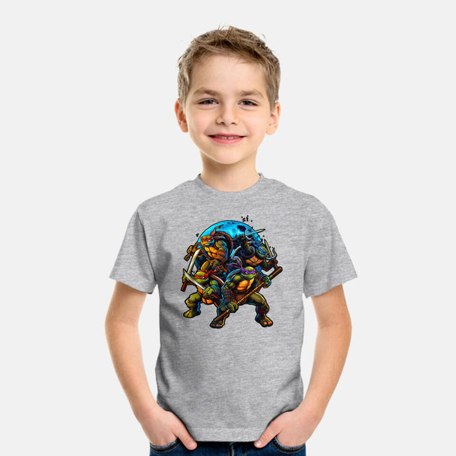 Classic Ninjas-youth basic tee-Art_Of_One